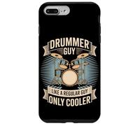 Drummer Guy Like A Regular Guy Only Cooler Drum Set Case for iPhone 7 Plus/8 Plus