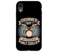 Drummer Guy Like A Regular Guy Only Cooler Drum Set Case for iPhone XR