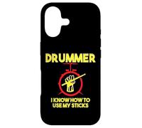 Drummer I Know How to Use My Sticks - Percussion Drummer Case for iPhone 17