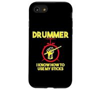 Drummer I Know How to Use My Sticks - Percussion Drummer Case for iPhone SE (2020) / 7/8