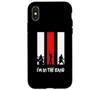 Drummer I'm in the Band Kids Boys Case for iPhone X/XS