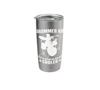 Drummer Kid Like A Regular Kid But Cooler Stainless Steel Insulated Tumbler