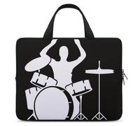 Drummer Laptop Bags Ultra-Thin, Lightweight & Waterproof 10inch Laptop Sleeve, Durable Neoprene Material, Portable Protective Computer Bag with Hand Strap
