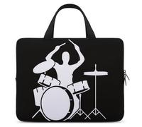 Drummer Laptop Bags Ultra-Thin, Lightweight & Waterproof 13inch Laptop Sleeve, Durable Neoprene Material, Portable Protective Computer Bag with Hand Strap