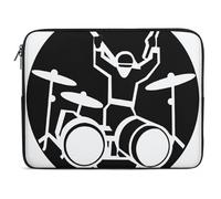 Drummer Laptop Sleeve Case 10inch, Shockproof Protective Case, 10-17 Inch Computer Sleeve, Water Resistant Laptop Briefcase for Men Women Compatible with MacBook Air/Notebook/Tablet