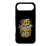Drummer Life Cracked Cymbals Case for iPhone Air