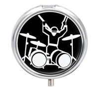 Drummer Pill Box Pill Case Pill Organizer Medicine Pill Organizer Weekly Pill Organizer Pill Holder Small Pill Case Pill Containers Pill Holder for Purse