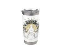 Drummer Playing the Drums Doing Drumming at Drum Stainless Steel Insulated Tumbler