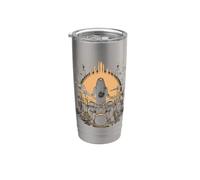 Drummer Playing the Drums Doing Drumming at Drum Stainless Steel Insulated Tumbler