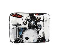 Drummer Print Laptop Sleeve 10 inch, Ultra-Thin Computer Bag Notebook Computer Tablet Laptop Bag for Office Daily Commute