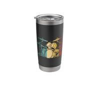 Drummer Retro Vintage Drum Set Drummers Men Drumming Stainless Steel Insulated Tumbler