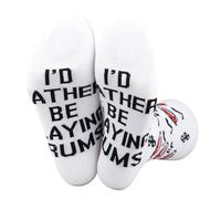 Drummer Socks I'd Rather Be Playing Drums Socks Percussion Instrument Socks Drum Player Gift (Cotton, Playing Drums SOCKS)