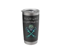 Drummer Tees Aztec 4-Way Drumming Co-Ordination Stainless Steel Insulated Tumbler