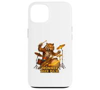 Drummer Tiger Wild Rhythm Pulse Case for iPhone 13