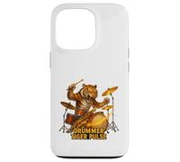 Drummer Tiger Wild Rhythm Pulse Case for iPhone 13 Pro