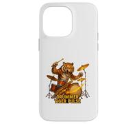 Drummer Tiger Wild Rhythm Pulse Case for iPhone 14 Pro Max