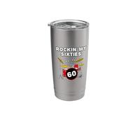 Drummer's 60th Birthday - Rockin' My Sixties Stainless Steel Insulated Tumbler