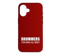 Drummers Can Bang All Night Funny Drum Musician Case for iPhone 16