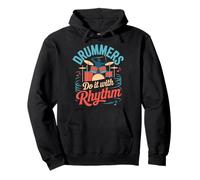 Drummers Do It With Rhythm Music Passion Pullover Hoodie