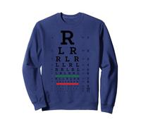 Drummers Eye Chart Funny Drum Percussion Drumming Sweatshirt