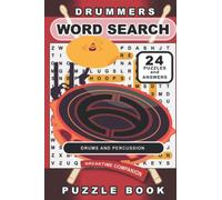 Drummers Word Search Puzzle Book: Drums and Percussion