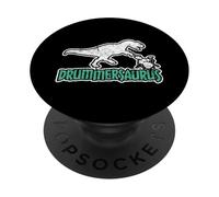 Drummersaurus Dinosaur Lover Music Bands Drums Drummer PopSockets Adhesive PopGrip