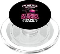 Drumming fitness Cardio drumming women PopSockets PopGrip for MagSafe