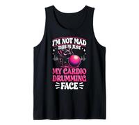 Drumming fitness cat Cardio drumming women Tank Top
