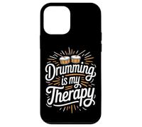 Drumming Is My Therapy For Drummers And Percussion Lovers Case for iPhone 12 mini