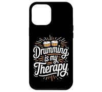 Drumming Is My Therapy For Drummers And Percussion Lovers Case for iPhone 12 Pro Max