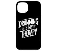 Drumming Is My Therapy Rhythm Enthusiast Percussion Case for iPhone 13