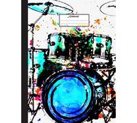 Drumming Lover Notebook: Drummers & Drumming Notebook Journal Diary Planner Gift For Female Rock Music Band ... Perfect Gift Idea For Birthday & Christmas