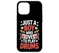 Drumming Passion Just A Boy Who Loves To Play Drums Case for iPhone 12 Pro Max