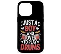 Drumming Passion Just A Boy Who Loves To Play Drums Case for iPhone 14 Pro Max
