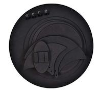 Drumming Practice Pad Kit,Silencer Drumming Practice Pad,10pcs Mute Silencer Drumming Practice Pad Bass Drums Quiet Sound Off Drum Set Jazz Drum Mute Pad Black