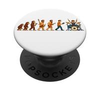 Drumming The Final Stage of Human Evolution! Drummers PopSockets Adhesive PopGrip