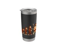 Drumming The Final Stage of Human Evolution! Red Drum Kit Stainless Steel Insulated Tumbler