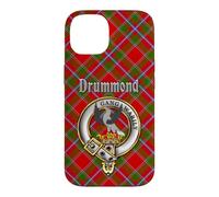 Drummond Scottish Clan Badge & Tartan Case for iPhone 14