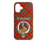 Drummond Scottish Clan Badge & Tartan Case for iPhone 16