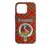Drummond Scottish Clan Badge & Tartan Case for iPhone 16 Pro