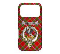 Drummond Scottish Clan Badge & Tartan Case for iPhone 17 Pro