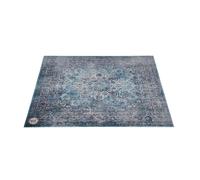 DRUMnBASE Pro Series X-Heavy 7kg Road Worn Turquoise Persian Drum Mat, 160 x 185cm