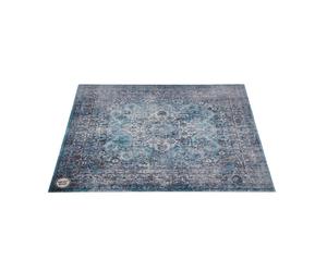DRUMnBASE Pro Series X-Heavy 7kg Road Worn Turquoise Persian Drum Mat, 160 x 185cm