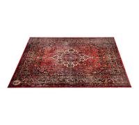 DRUMnBASE VPCLB-ORD Vintage Persian Club Original Red Drum Mat, 163 x 142cm