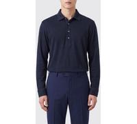 DRUMOHR Long-Sleeved Polo Shirt in a Linen and Cotton Blend - Size: S - male