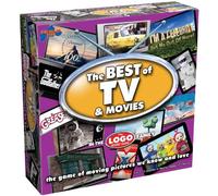 Drumond Park LOGO Best of TV and Movies Board Game Family - The Family Board Game of Moving Pictures We Know & Love | Family Games For Adults And Kids Suitable From 12+ Years