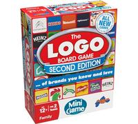 Drumond Park Age 12+ The LOGO Mini Board Game Second Edition - The Mini Family Travel Board Game of Brands and Products You Know and Love