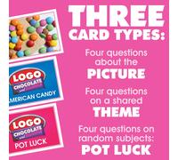 Drumond Park Logo Chocolate & Sweets Mini Board Game | Fun for Groups - Adults & Families | Travel-Size Trivia Game | Perfect for Parties & Game Nig