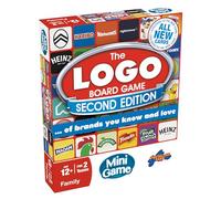 Drumond Park LOGO Mini Board Game 2nd Edition - Travel Games | Family Board Games Travel Size - Board Games for Adults, Board Games Kids, Trivia Game, Ages 12+