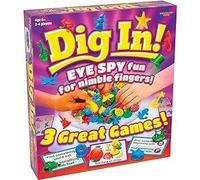 Drumond Park Family Board Game Dig In T73478 - 3-in-1 Tabletop Game, 2-4 Players, Ages 5+